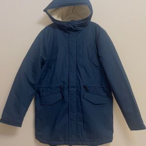 Men’s HOODLAMB Long Parka Hooded Jacket – Size XL – New